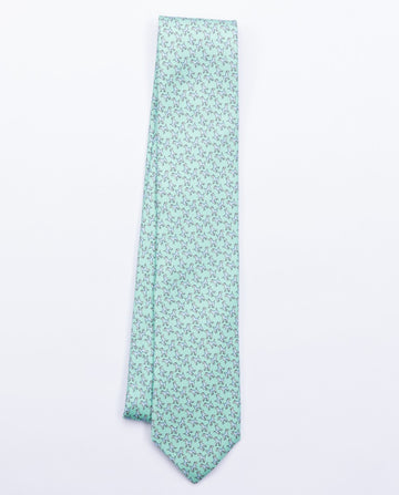 Light Green Tie 100% Silk